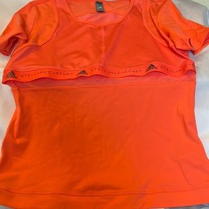 Adidas by Stella McCartney Orange Short Sleeve Tee
